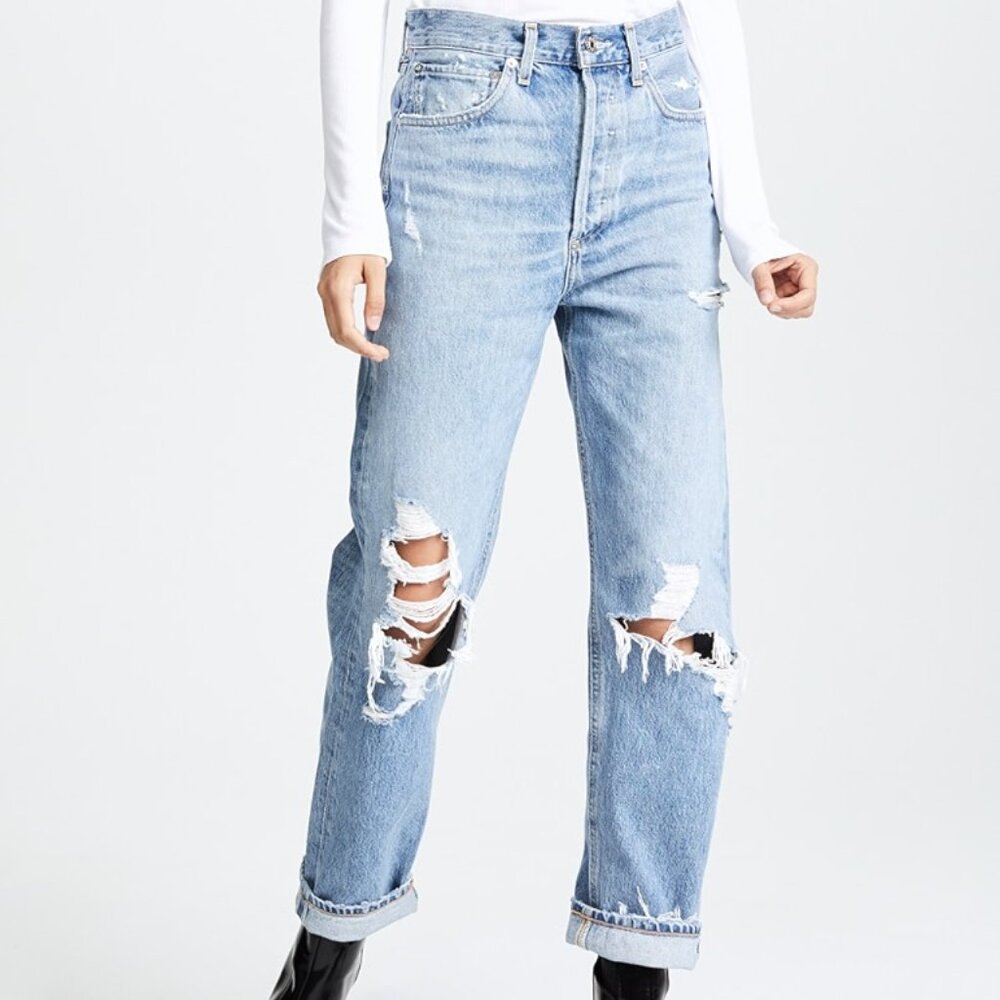 AGOLDE 90s Mid Rise Straight Fit Jeans - Fall O